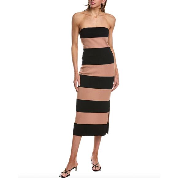 525 America Striped Tube Top & Skirt Set {L} NWT